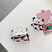 Load image into Gallery viewer, Bear Cow Bluetooth Wireless Earphone Sleeve 2 3 Generation