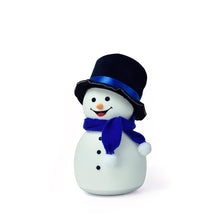 Load image into Gallery viewer, Christmas Snowman Music Night Light Rechargeable Portable