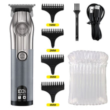 Load image into Gallery viewer, Professional Hair Trimmer Gold Clipper For Men Rechargeable Barber Cordless Hair Cutting T Machine Hair Styling Beard Trimmer