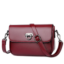Load image into Gallery viewer, Fashion Leather One-Shoulder Small Square Messenger Bag