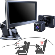 Load image into Gallery viewer, Car Infant Baby Infrared Night Vision Rearview Mirror