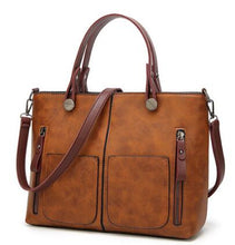 Load image into Gallery viewer, Vintage PU Shoulder Bag Female Causal Handbag
