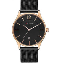 Load image into Gallery viewer, Net Belt Waterproof Watch Calendar Casual Business Watch