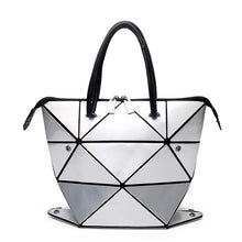 Load image into Gallery viewer, New Glossy Geometric Rhombus PU Bag Female Handbag