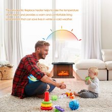 Load image into Gallery viewer, Electric Fireplace Heater LED Flame Effect Stove