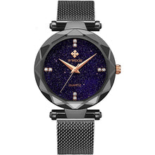 Load image into Gallery viewer, Fashion Simple Starry Sky Mesh Quartz Watch For Ladies