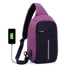 Load image into Gallery viewer, Men's Anti-theft Chest Bag