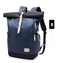 Load image into Gallery viewer, High Quality Oxford Cloth Backpack With USB Charging Port
