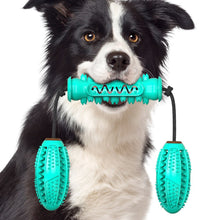 Load image into Gallery viewer, Dog Chew Toys Pet Toothbrush Rubber Bones Teeth Cleaning