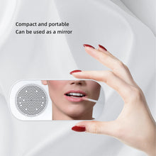 Load image into Gallery viewer, Music Alarm Clocks Mirror FM Radio LED Bluetooth Speaker