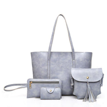 Load image into Gallery viewer, Oil Wax Leather Women's Handbag Shoulder Bag Sets