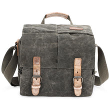 Load image into Gallery viewer, Men's Waterproof Canvas Camera Bag Messenger Bag