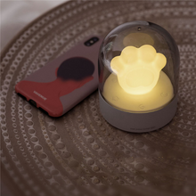 Load image into Gallery viewer, Exquisite Night Light Cat Paw Light USB Charging Music Box