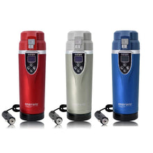 Load image into Gallery viewer, 12V/24V 350ML Portable Car Heating Boiling Electric Mug Cup