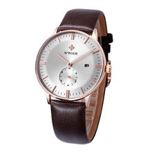 Load image into Gallery viewer, Simple Casual Leather Belt Men's Watch With Calendar