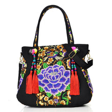 Load image into Gallery viewer, Ethnic Embroidery Canvas Shoulder Bag For Women