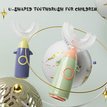 Load image into Gallery viewer, Manual Children's U-shaped Toothbrush Silicone Toothbrush
