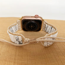 Load image into Gallery viewer, Fashion Natural White Pine Stone Woven Watch Band