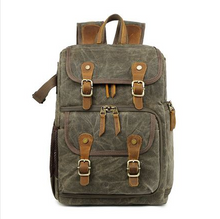 Load image into Gallery viewer, Waterproof Canvas Photography Bag Camera Backpack