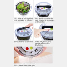 Load image into Gallery viewer, Useful Vegetables Fruits Dryer Salad Spinner Fruit Wash