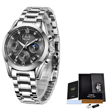 Load image into Gallery viewer, Men's Business Waterproof Watch With Stainless Steel Strap
