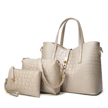 Load image into Gallery viewer, 3 Pieces Women's Shoulder Bag Handbag