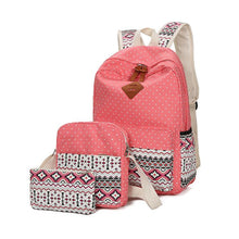 Load image into Gallery viewer, 3 Pieces/ Set National Wind Backpacks Women Fashion Bags