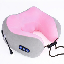 Load image into Gallery viewer, USB Charging U-shaped Massage Pillow