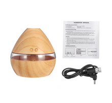 Load image into Gallery viewer, 300ML USB LED Aroma Ultrasonic Humidifier