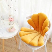Load image into Gallery viewer, Luxurious Velvet Seal Shell Chair Cushion Rose Seat Pillow