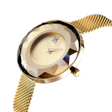 Load image into Gallery viewer, Lady's Special Pattern Glass Simple Mesh Belt Quartz Watch