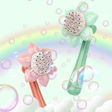 Load image into Gallery viewer, Portable Bubble Sunflower Shape Bubble Machine Toy