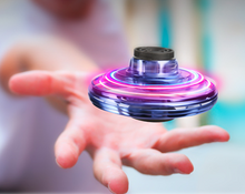 Load image into Gallery viewer, Mini Drone LED UFO Type Flying Helicopter Spinner Fingertip