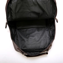 Load image into Gallery viewer, Male Pu Leather Casual Backpack