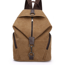 Load image into Gallery viewer, Fashion Canvas Handbag Retro Casual College Wind Backpack
