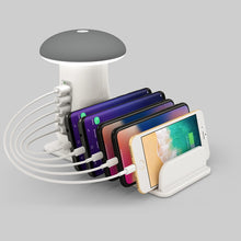 Load image into Gallery viewer, Mushroom Lamp LED Lamp Holder USB Charger