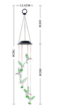 Load image into Gallery viewer, Color Changing Solar Power Wind Chime Crystal Ball