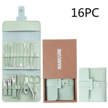 Load image into Gallery viewer, 16 Pcs Nail Clippers Nail Cutter Nail Scissors With PU Bag