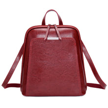 Load image into Gallery viewer, Korean Style Plain Color Large Capacity Backpack For Women