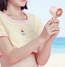 Load image into Gallery viewer, Handheld Fan Mini Fan Personal Portable USB Rechargeable