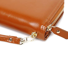 Load image into Gallery viewer, New Oil Wax Leather Wallet Women's Oil Leather Clutch Bag