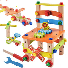 Load image into Gallery viewer, Children's Chair Building Block Toys
