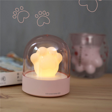 Load image into Gallery viewer, Exquisite Night Light Cat Paw Light USB Charging Music Box