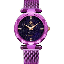 Load image into Gallery viewer, Fashion Simple Starry Sky Mesh Quartz Watch For Ladies
