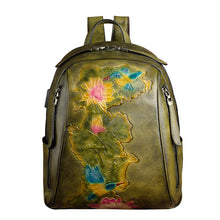 Load image into Gallery viewer, Large Capacity Three Dimensional Embossed Vintage Backpack