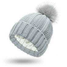Load image into Gallery viewer, Fashion Stretchy Satin Lined Skull Knit Hats Beanie Hat