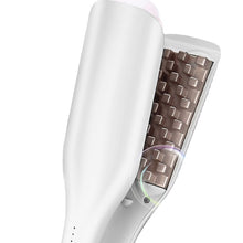 Load image into Gallery viewer, 3D Grid Corn Perm Splint Professional Fluffy Ceramics Hair Curler Wave Curling Iron 5 Temperatures Styling Tools