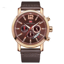 Load image into Gallery viewer, Fashion Casual Three-pin Men's Leather QuartzWatch