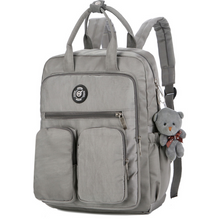Load image into Gallery viewer, Nylon Large Capacity Multi-function Backpack With Toy Bear