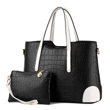 Load image into Gallery viewer, Female Fashion Two-Piece Color Contrast Handbag
